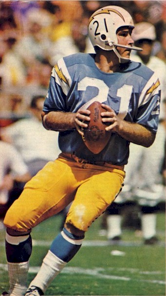 Paul Lowe Los Angeles Chargers 1960, San Diego Chargers 1961-68
